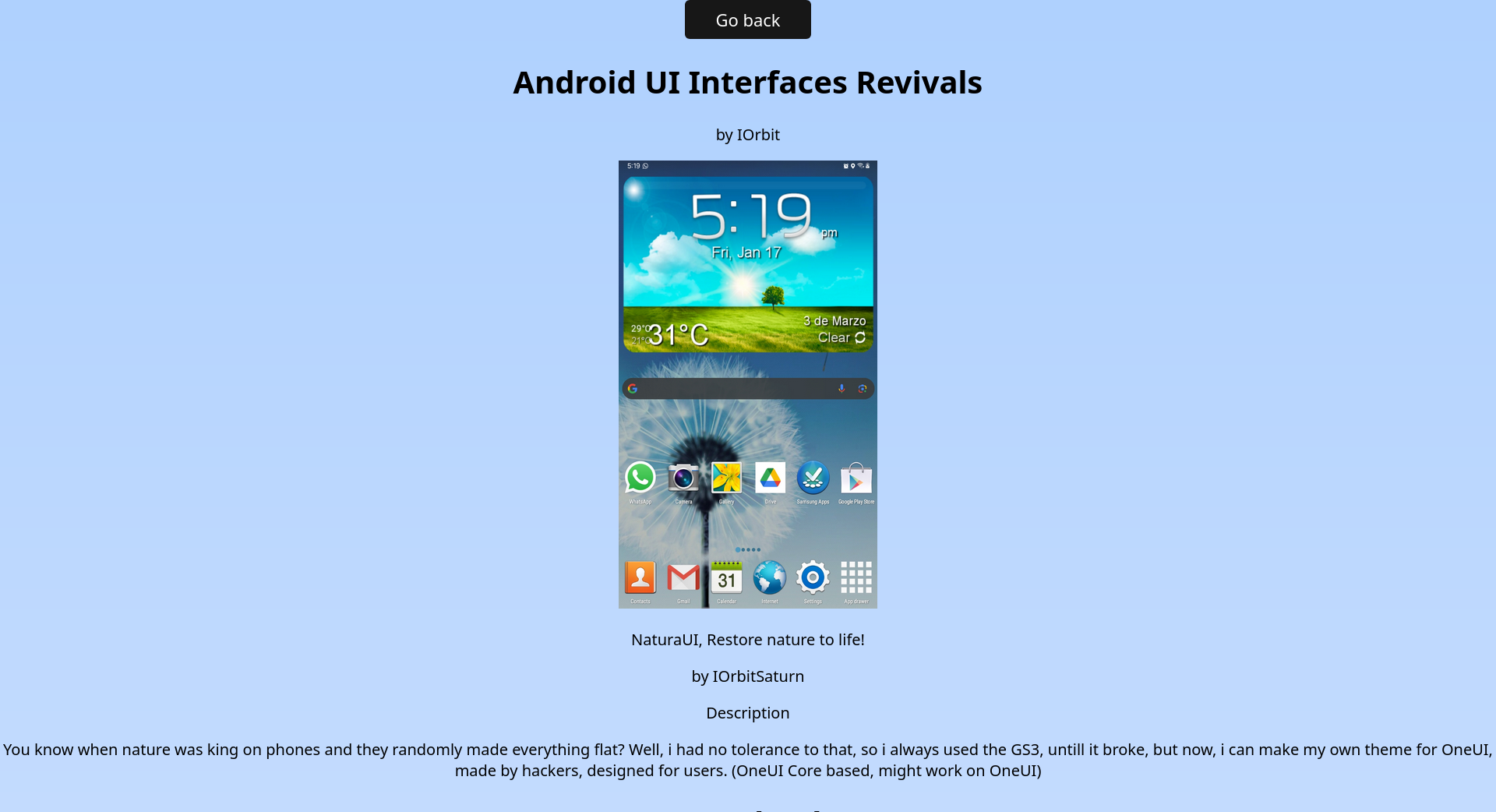 UI Revivals screenshot